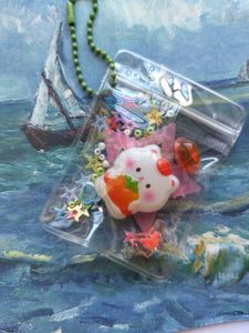 Kawaii Shaker Glow-in-the Dark Charm Keychain