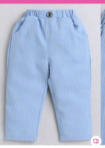 Baby Boy Formal Blue Pinstripe Suit Set