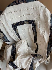 schiffli/ hakoba kurta pants dupatta set