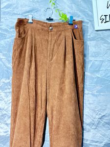 Corduroy Wide Leg Pants