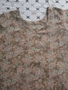 Floral Print Kurta