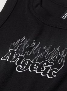 H&amp;M Black "Angelic" Rhinestone Dress