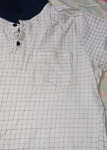 Men's Checked Polo T-Shirt