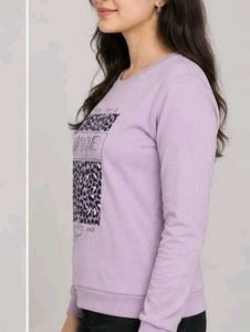 Graphic Print Long Sleeve Top