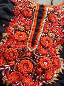 Black Embroidered Blouse