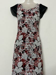 Pintresty Floral Print Midi Dress