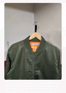 Men's Olive Green Bomber Jacket