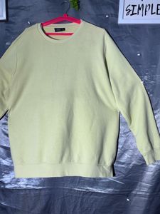 Light Yellow Crewneck Sweatshirt