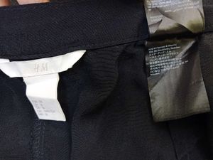 H&amp;M Black Wrap Around Beach Skirt