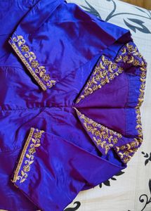 Elegant Royal Blue Saree