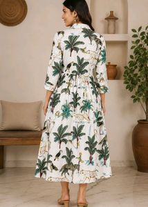 🐅🦢🦌Animal print rare kurti