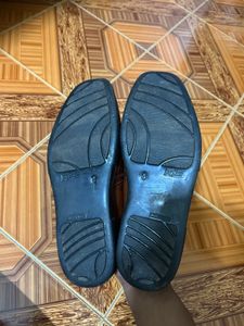 Men's Brown Leather Slip-On Shoes