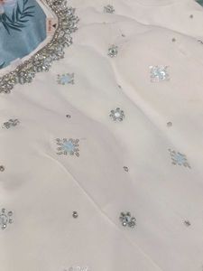 Elegant White Anara cut