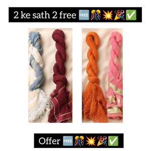 Set of 4 Vibrant Dupattas