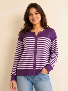 🔥 BUY 1, GET 1 FREE🔥 Striped Button-Up Cardigan