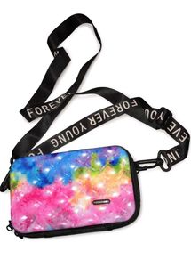 Galaxy Print Clutch Bag