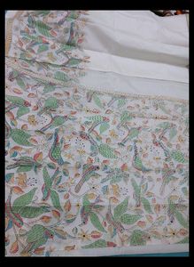 semi tussar saree