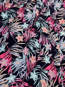 Vibrant girls Floral Maxi Skirt &amp; Pink Top Set