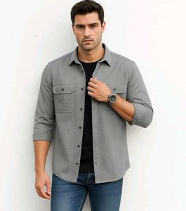 DEELMO Men’s Stylish Cotton Blend Casual Shirt ||