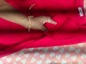 Red Gucci Sequin Logo T-Shirt