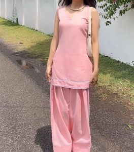 Pink Farsi Kurta Set