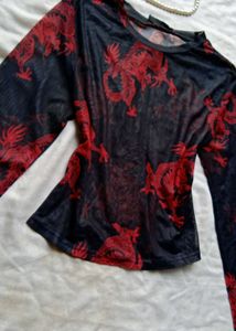 🍷Y2K grunge gothic baddie top🍷