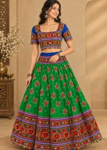 Vibrant Embroidered Lehenga Choli Set