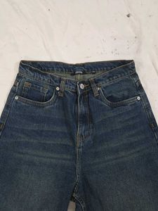 Nuon by Westside Wide Leg Blue Denim Jeans