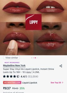 Maybelline SuperStay Vinyl Ink Lipstick