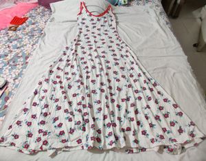 New Floral Super Flared Dress