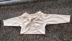 Cute Baby Bolero branded peach colour,kids wear