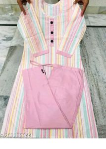Combo of 2 Striped Kurta Set