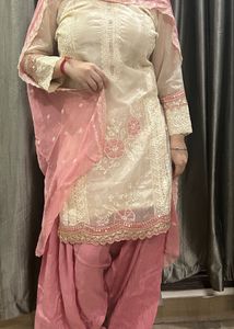 Embroidered Kurta Set with Dupatta