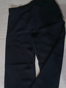 Classic Formal Black Trousers for Women High Wai