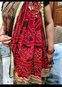 Beautiful Red Colour Heavy Quality Chunri For Wome