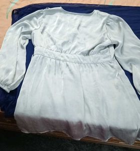 Satin Wrap Dress(back of 2) FREE DELIVERY