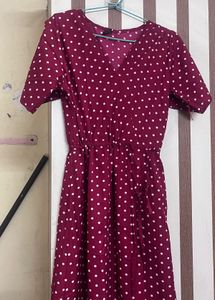 Polka Dot Maxi Dress