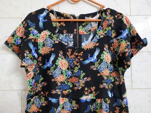 Bird Print Dress