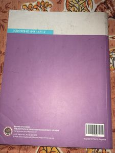 ICAI CA Foundation Accounting Book