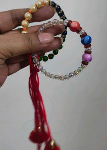 Pearl Bracelet with Evil Eye Charm