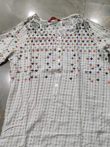 white kurti