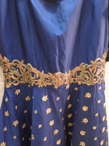 Gown Silk Work Vali