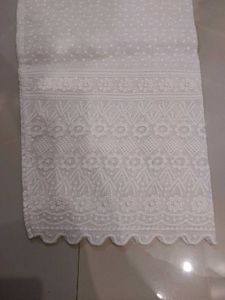 Embroidered White Palazzos
