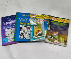 Diary of a Wimpy Kid & Geronimo Stilton Book Set