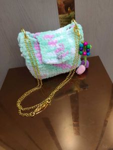 Crochet Valvet Yarn Bag