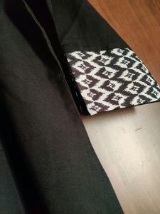 Long Side Slit Kurta With 3/4th Sleeve