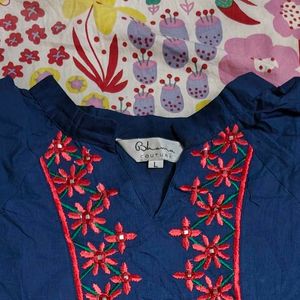 Bhama Couture - Floral Blue Top 💙