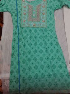 Embroidered Kurta Set with Pants