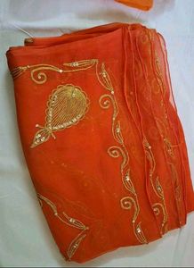 Colorful Ethnic odhna 4 set semi fabric