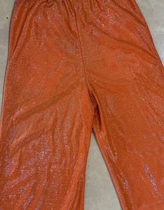 y2k Orange Wide-Leg Pants